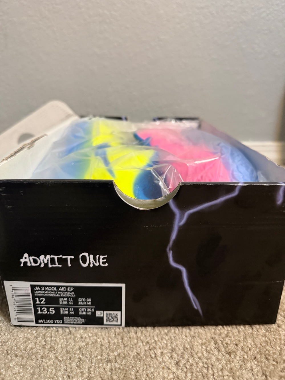 Nike JA 3 Kool Aid EP Men’s Size 12